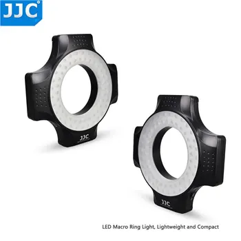 JJC LED Makro Žiedas Blykstė Sony, Canon, skirtas 