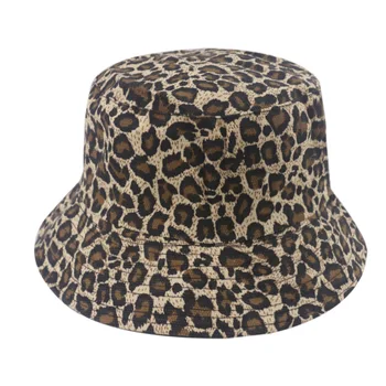 Leopardas Spausdinti Kibiro Kepurę Žvejys Skrybėlę Lauko Kelionių Skrybėlė Nuo Saulės Bžūp Kepurės Vyrams, Moterims, Hip-Hop, Panama Casquette