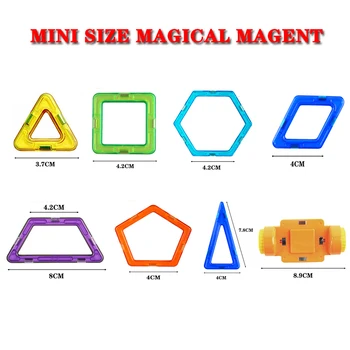 Mini Magnetiniai Blokai Rinkinys 