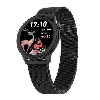 Smartwatch Lady Funkcijas Stebėti Kūno Temperatūra HR Slėgio Skambučių Priminimas Tracker Smart Watch Moterų Xiaomi 