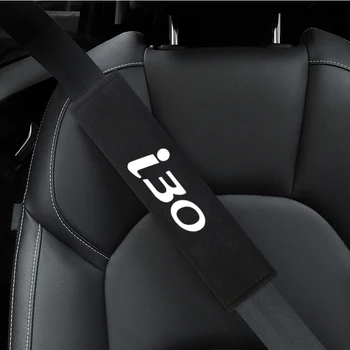Automobilių pagalvėlės kaklo pagalvėlė & Ultra minkštas automobilių saugos diržo dangtelis Hyundai I30 2005-2018 Reguliuojamas auto Priedai