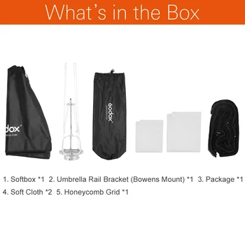 Godox 120cm 47in Skėtis Softbox Nešiojamų Korio Tinklo Aštuoniakampis Skėtis SoftBox Studija 