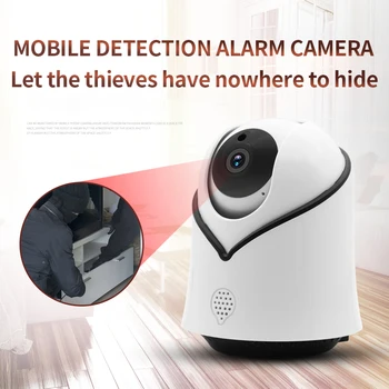 720/1080P Belaidės IP Kameros Wifi Smart Home Security Vaizdo Surveilance Kamera, Dviejų krypčių Domofonas infraraudonųjų SPINDULIŲ Naktinio Matymo Kūdikio stebėjimo