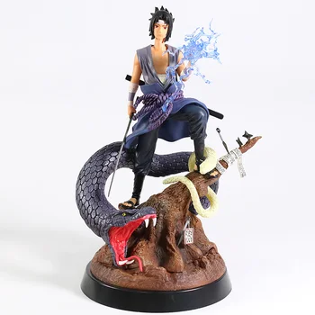 Naruto Shippuden Uchiha Sasuke su Aoda GK Statula PVC Pav Kolekcines Modelis Žaislas
