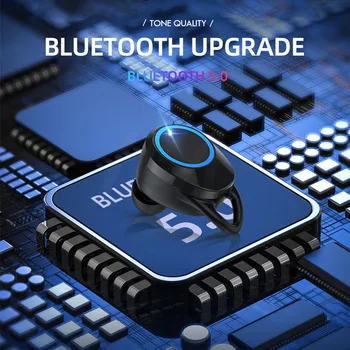 X8 TWS Bluetooth V5.0 Ausinės Touch kontrolės Vandeniui Belaidės Mini ausinės Dvyniai 