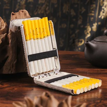 Nešiojamų Peaky Laukai Shelby Paties Stiliaus Ranka raižyti Retro Metalo Cigarečių Atveju 14 Cigaretės, Cigarečių Dėžutės Rūkymo Įrankiai