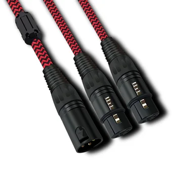 XLR Male 2x XLR Moteris 3 Pin Jack Audio Kabelis Maišymo Konsolės, Stiprintuvas, Mikrofonas, 2 XLR Adapteris, Laidas Laidai 1m 2m 3m 5m