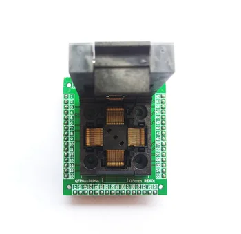 TQFP64 LQFP64 QFP64 lizdo adapteris IC chip bandymo deginimas sėdynės STM32 QFP64 0,5 m programuotojas LQFP64 adapteris