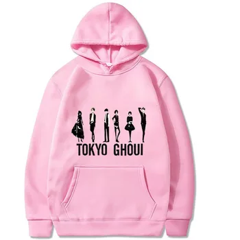 Tokijo Pabaisa Mados Anime Hoodies Puloveriai Streetwear Viršūnes Palaidinės Unisex Drabužiai