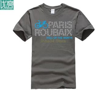 Naujos T Shirts Juokinga Topai Marškinėliai, Paryžiaus Rubė Pragarą Šiaurės Ciklų Parduoti 100 % Medvilnės Marškinėliai Vyrams Trumpomis Rankovėmis