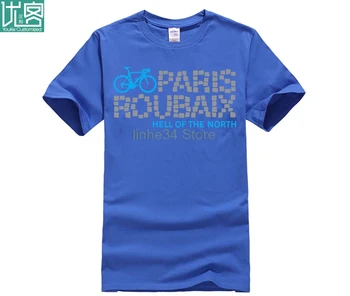 Naujos T Shirts Juokinga Topai Marškinėliai, Paryžiaus Rubė Pragarą Šiaurės Ciklų Parduoti 100 % Medvilnės Marškinėliai Vyrams Trumpomis Rankovėmis