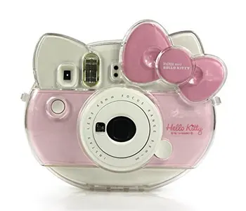 Fujifilm Instax Mini Kitty Fotoaparatas Skaidraus Krištolo Atveju PVC Raštas Akimirksniu Kino Fotoaparato Korpuso Dangtelį