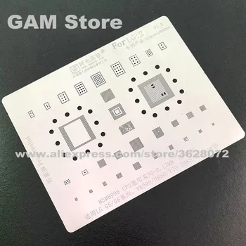 Dėl LG G5 G6 VS995 H850 V20 H868 G6+ Q8 BGA Trafaretas MSM8996 CPU IC Reballing Pin Alavo Augalų Ju Lydmetalis Šilumos Šabloną 0.12 mm