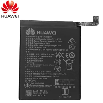 Hua Wei Originalaus Telefono Baterija HB436380ECW Už Huawei 30 P9 Lite Nexus 6P Mate 9 Y7 Premjero Nova 2 plius P10 Baterija