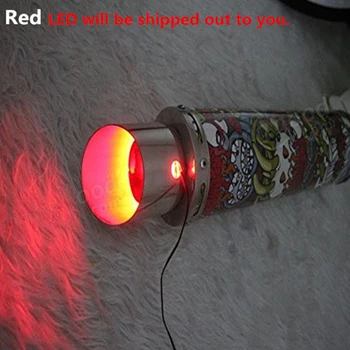 Išmetamųjų dujų Uodegos Vamzdis Raudona Veidrodėliai LED Šviesos Juostelės Pakeitimo Šaudymo Motociklo