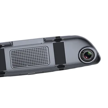 1080P HD Automobilio Brūkšnys Kamera 7 Colių Automobilio Priekinės Galinės DVR Dual Objektyvo Vaizdo įrašymo G-sensorius-Judesio Aptikimo