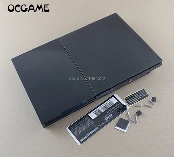 OCGAME aukštos kokybės Pilnas Korpusas su Lukštais Atveju PS2 Slim 7w 70000 7000X Konsolės Dangtelį su etikete