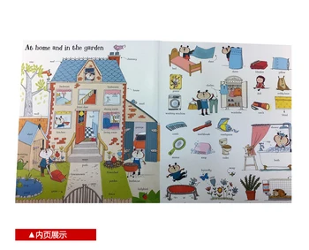 Naujas Usborne Didelis Knyga iš anglų kalbos Žodžių mokymasis garsiąją nuotrauką tarybą knygos vaikams, berniukams, mergaitėms, dovanos Knygų ankstyvojo ugdymo