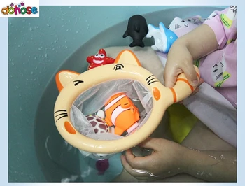 1 Nustato Žvejybos Žaislai Tinklo Maišą Pasiimti Antis & Bičių & Žuvis Vaikams Žaislas Vonios žaislas Plaukimo Klasių Vasarą Žaisti Vandens Vonios Žaislas