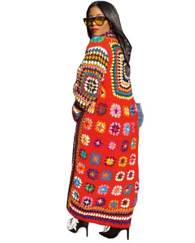 Afrikoje Drabužiai, Spausdinimo Ilgą Striukę, Paltą Moteris Afrikos Suknelės Moterims Ilgomis Rankovėmis Chalatas, Dashiki Daugiaspalvis Spausdinimas Outwear 2020 M.