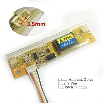 2 Lempos Bendrojo inverter board Universalus aukšto slėgio plokštės keitiklio dual lempos LCD Ekranas/Panel/Stebėti 3.5 mm Pin Pikis