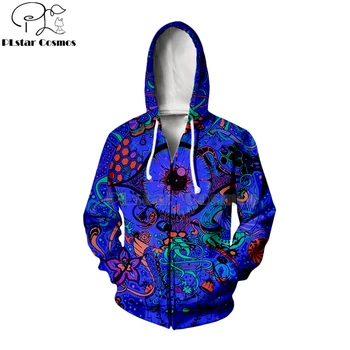 PLstar Kosmosas Hipių Mandala Trippy Abstrakčiai Psichodelinio akis 3d hoodies/Palaidinukė Žiemą, rudenį ilgomis rankovėmis streetwear-31