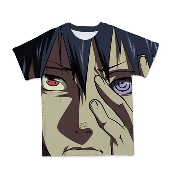 Vasaros 3D Vaikų Drabužių Naruto marškinėliai Spausdinimas Japonijos Anime ir Animacinių filmų Mielas Marškinėlius Baby/Berniukai/Mergaitės Vaikų Marškinėliai, Dydis 4T-14T