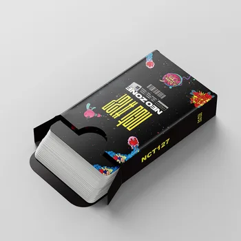 KPOP NCT 127 Nuotraukų albumą Lomo korteles Plakato Kūrybos Photocard 54pcs/Dėžė: aukštos kokybės elegantiškas pakuotė K-pop nct 127 kortelės NEO ZONA