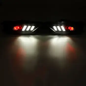 Pora Bamperio Priešrūkinis Žibintas Posūkio Signalo Lemputė LED DRL Dienos Veikia Šviesos diodų (LED) Šviesos Lempų VW už Amarok 