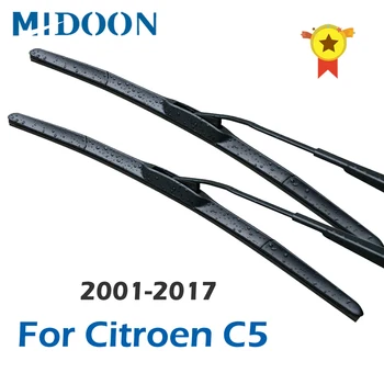 MIDOON Valytuvų Mentės Citroen C5 Mk1 Mk2 2001 2002 2003 2004 2005 2006 2007 2008 2009 2010 2011 2012 2013 2016