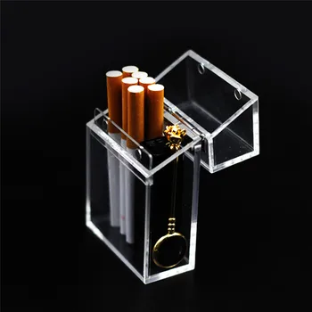 Naujausias Cigarečių Atveju Storio Aukštos Kokybės Nešiojamų Lengvesni Paketo talpinimo INS Vėjas Skaidrus Cigarečių Atveju