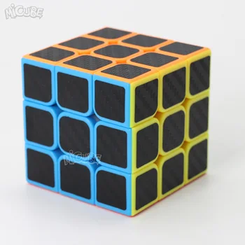 Anglies Pluošto Kubo Magija 3x3x3 Greitis Kubą 3x3 Moyu Cube Puzzle Žaidimas Neo Cubo Magico Žaislai Vaikams