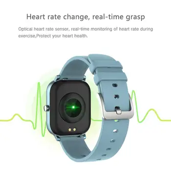 P8 Smart Žiūrėti 1.4-colių Full Touch Fitness Tracker Širdies ritmo Monitoringo Pedometer Vyrų-Moterų Sporto Žiūrėti