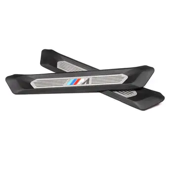 2vnt ABS Plastiko Automobilio Galinės Eilės Durų Slenksčio Raštas Plokštė Padengti Apdaila BMW X3 2013-2019 Modeliai Priedai Su Spalvinga M Logotipas
