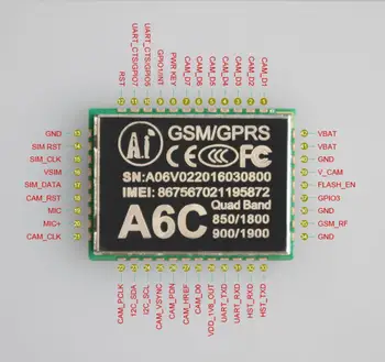 GPRS modulis + GSM modulis A6C \ 