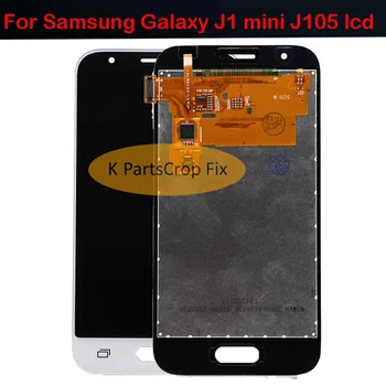 800*480 lcd Samsung Galaxy J1 mini J105 J105H J105F J105B J105M SM-J105F LCD Ekranas su jutikliniu ekranu, Nemokamas Pristatymas + įrankiai