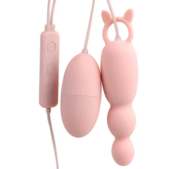 Analinis Kaištis Spenelių Vibratorius Lyžis G-Spot Masažo Vibracija, Kiaušinių Liežuvio Vibratoriai USB Power Klitorio Stimuliatorius Sekso Žaislai Moterims
