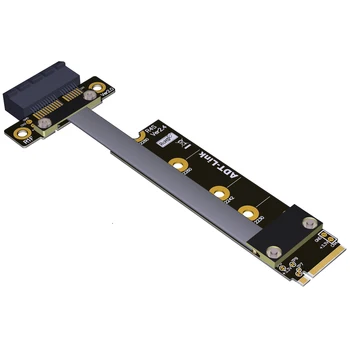 8G/bps PCIE x1 pci-e 1x 3.0 M. 2 raktas M Stovo Adapteris Kortelės Pratęsimo Juostelės Kabelis M2 raktas-M 1 Pci-express 3cm - 100cm