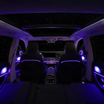 LED dienos šviesos tinka Mercedes-Benz GLE W167 viduryje šviesos dangtis, aukštų dažnių garsiakalbių dangtis, stogo šviesos, 64, aplinkos šviesos