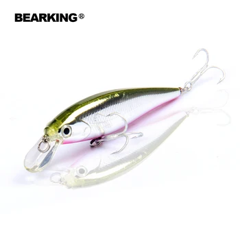 Mažmeninės žvejybos reikmenys naujas modelis,Bearking puikus veiksmų minnow,78mm/9.2 g, nardymo 0.8-1.2 m sustabdomas masalas , 5 spalvas rinktis