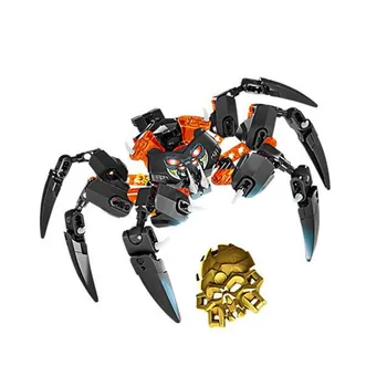 BionicleMask Šviesos Vaikų Kopaka Kapitonas LEDO Bionicle Kūrimo Bloką Suderinama su LEPINING 70788 Žaislai