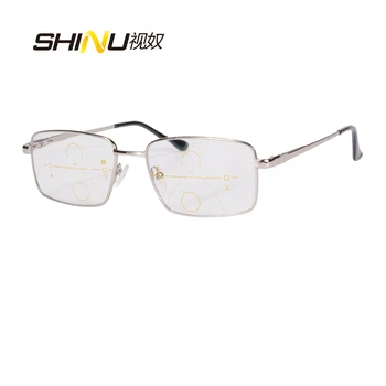 SHINU Progressive Multifocal Skaitymo Akiniai Vyrų Presbyopia Akiniai pamatyti Šalia Šiol Individualų astigmatizmas akinius sh030