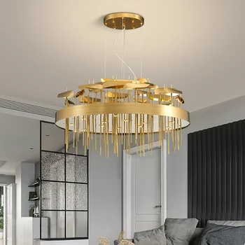 Naujos, modernios led apšvietimo šviestuvo už kambarį prabanga aukso kabinti lempas, valgomasis, miegamasis apdailos apšvietimas šviestuvai