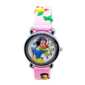 Snieguolė Vaikai Laikrodžiai Merginos Princesė Žiūrėti Vaikams Skaitmeninis Kvarciniai Laikrodžiai Kūdikių Dovanų Laikrodis Montre Enfant Relogio Infantil