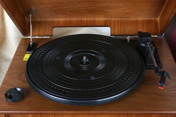Klasikinių Senovinių Patefono Vinilo Įrašas Vintage CD Player Retro FM Radijas 