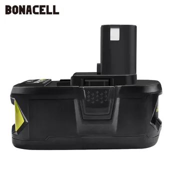 Bonacell 18V 4000mAh Li-Ion P108 P 108 daugkartinio Įkrovimo Baterija Ryobi Baterija RB18L40 P2000 P310 už BIW180 L30