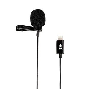 YC-LM22 6m Profesinės Lavalier Žaibo Mikrofonas skirtas iPhone XS X/8/8 Plius/6/7 Plius 