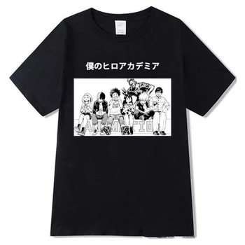 Vasaros Viršūnes Anime Boku No Herojus Akademinės Bendruomenės Spausdinti Harajuku Animacinių Filmų Vyrai T-Shirt
