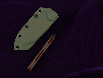 JR4110 integruota fiksuotojo DC53 ašmenys G10 rankena lauko kempingas medžioklės išgyvenimo kišenėje virtuvės vaisių peilis EDC įrankis
