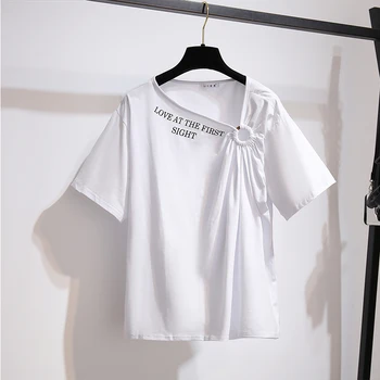 2020 metų Vasaros Laiškas Spausdinti Nereguliarus Top marškinėliai ir Užtrauktukas Mini Juodas Sijonas nustatyti Moterų, Dviejų dalių sijonas Rinkiniai moterims komplektai